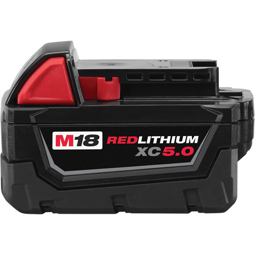 Bloc-piles &agrave; capacit&eacute; &eacute;tendue M18 Redlithium XC5.0 , Lithium-ion, 18 V, 5 A Solutions industrielles ALPHA