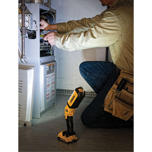 Lampe de travail portative, DEL, 500 lumens, 3 hres de fonctionnement, piles Rechargeable, Non compris Solutions industrielles ALPHA