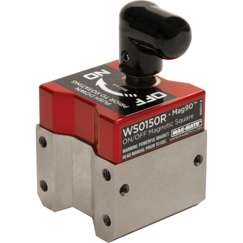 &eacute;querres magn&eacute;tiques Mag90 avec interrupteur, 1-1/2" lo x 1-1/2" la x 2-3/4" h, 150 lb Solutions industrielles ALPHA