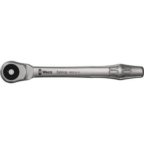 Zyklop Metal Ratchet 1/4 Push Through , 1/4" Drive, Plain Handle Solutions industrielles ALPHA