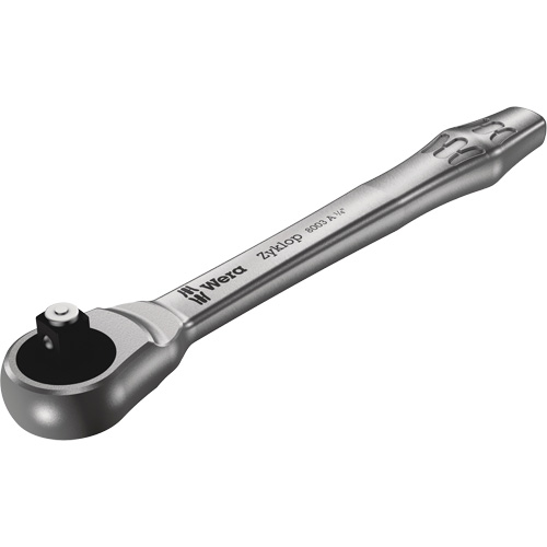 Zyklop Metal Ratchet 1/4 Push Through , 1/4" Drive, Plain Handle Solutions industrielles ALPHA
