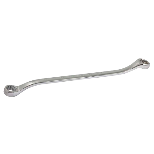 Box Wrench, 12 Point, 1/2" x 9/16", 15° Offset, Chrome Finish Solutions industrielles ALPHA