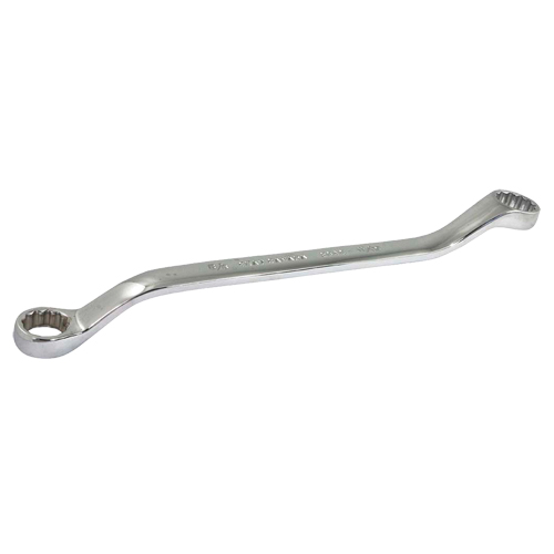 Box Wrench, 12 Point, 5/8" x 11/16", 15° Offset, Chrome Finish Solutions industrielles ALPHA