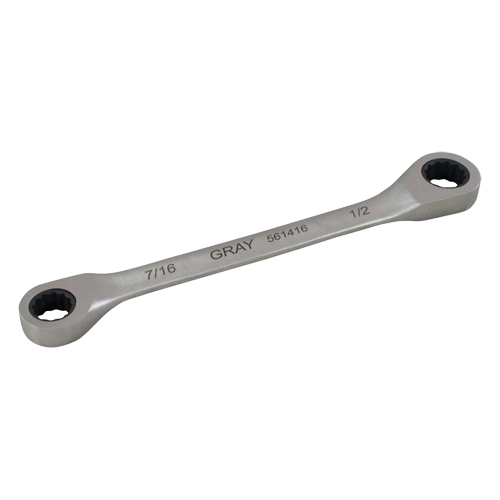 Cl&eacute; &agrave; cliquet polygonale double pour engrenage, 12 pans, 5/16" x 3/8", Fini Ordinaire Solutions industrielles ALPHA