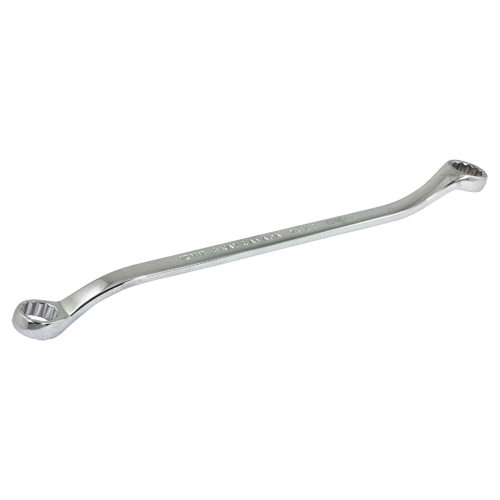 Box End Wrench, 12 Point, 12 mm x 13 mm, 15° Offset, Chrome Finish Solutions industrielles ALPHA