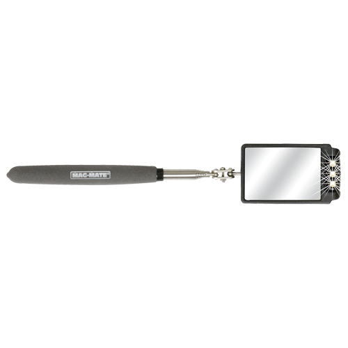 Inspection Mirror, Rectangular, 2-3/4" L x 1-7/8" W, Telescopic Solutions industrielles ALPHA