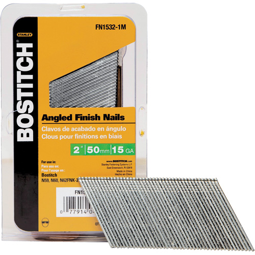 FN Style Angled Finish Nails Solutions industrielles ALPHA
