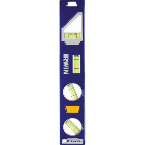 250 Series Heavy-Duty Torpedo Level, 9" L, Aluminum, 4 Vials, Magnetic Solutions industrielles ALPHA