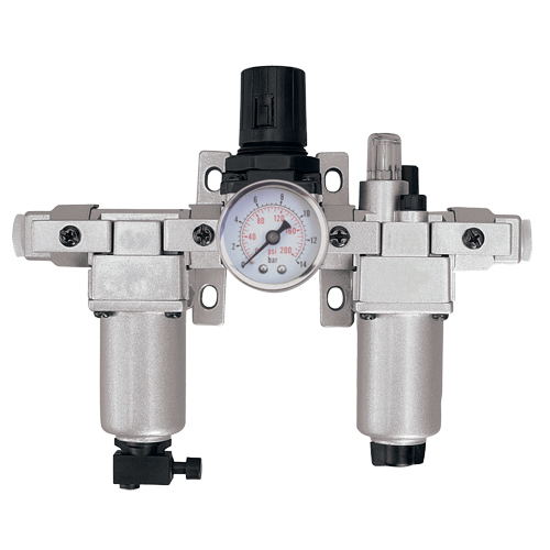 Filtre, r&eacute;gulateur et lubrificateur d'air modulaire (manom&egrave;tre compris), 3/4" NPT Solutions industrielles ALPHA