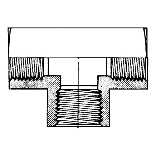 Raccord En T&eacute; Femelle, Laiton, 1/8" Solutions industrielles ALPHA