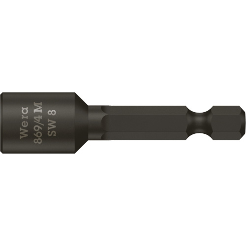 Nutsetters, 8 mm Tip, 1/4" Drive, 50 mm L, Magnetic Solutions industrielles ALPHA