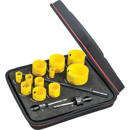 Industrial Hole Saw Kit, 14 Pieces Solutions industrielles ALPHA