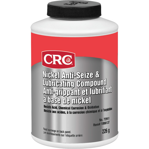 Nickel Anti-Seize Lubricating Compound, 226 g, 425°F (218°C) Max. Effective Temperature Solutions industrielles ALPHA