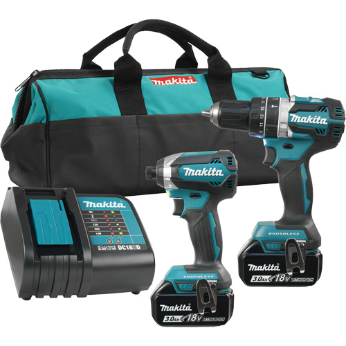 Ensemble de 2 outils avec moteur sans balai LXT, 18 V Solutions industrielles ALPHA