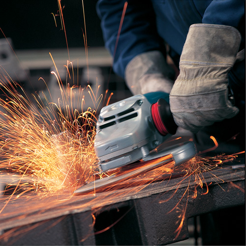 Large Angle Grinder with Rat Tail Handle, 7", 120 V, 15 A, 6500 RPM Solutions industrielles ALPHA
