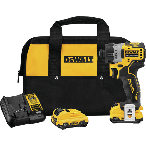 Trousse de tournevis &agrave; moteur sans balai Xtreme, 1/4", 12 V, 200 UWO couple max., Lithium-ion bloc-pile Solutions industrielles ALPHA