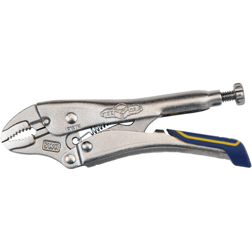 Pince-&eacute;tau avec coupe-fil Fast Release, Longueur 5", M&acirc;choire courb&eacute;e Solutions industrielles ALPHA
