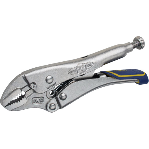 Pince-&eacute;tau avec coupe-fil Fast Release, Longueur 5", M&acirc;choire courb&eacute;e Solutions industrielles ALPHA
