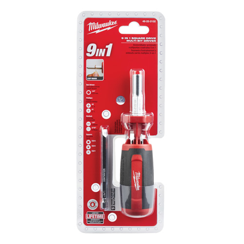 Tournevis &agrave; embouts multiples 9 en 1, 9" lo, Prise Coussin&eacute;e Solutions industrielles ALPHA