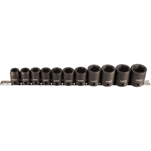 Jeu de douilles, 11 Mcx, Chocs, Prise de 1/2" Solutions industrielles ALPHA