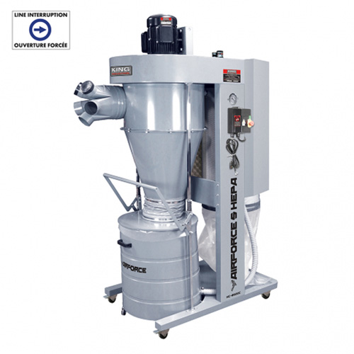 Cyclone d&eacute;poussi&eacute;reur, 35" x 65-1/2" x 91-5/8" Solutions industrielles ALPHA