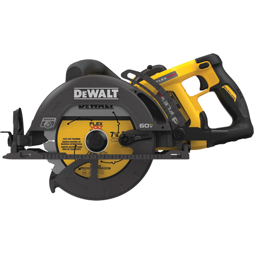 FlexVolt&reg; Worm Drive Style Saw Kit, 7-1/4", 60 V Solutions industrielles ALPHA