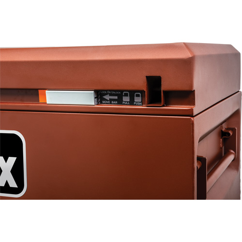 Armoire Site-Vault, 36" x 20" x 27-1/2", Acier, Orange Solutions industrielles ALPHA