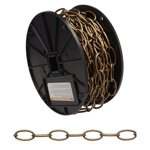 Decorator Chain, Carbon Steel, #10 x 60' (18.3 m) L, 35 lbs. (0.0175 tons) Load Capacity Solutions industrielles ALPHA