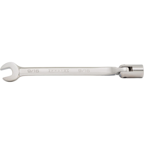 Combination Flex-Head Wrench, 12 Point, 3/8", Satin Finish Solutions industrielles ALPHA