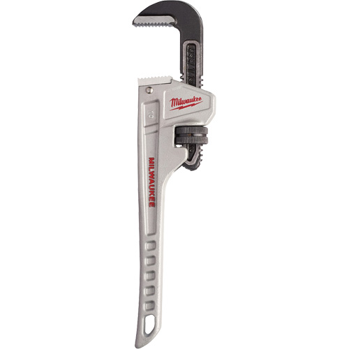Cl&eacute; &agrave; tuyau, Cap des m&acirc;choires 1-1/2", Longueur 10", Prise Ergonomique Solutions industrielles ALPHA