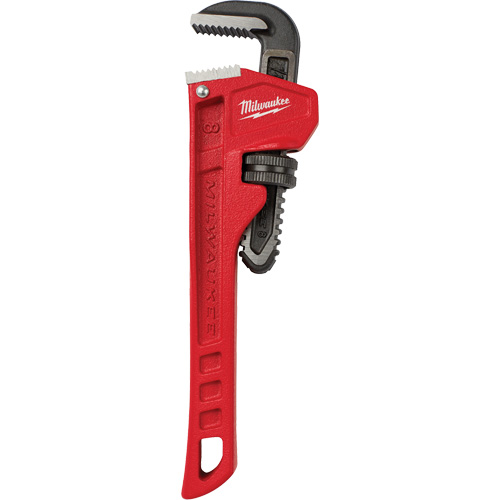 Cl&eacute; &agrave; tuyau, Cap des m&acirc;choires 1", Longueur 8", Fini Rev&ecirc;tement en poudre Solutions industrielles ALPHA