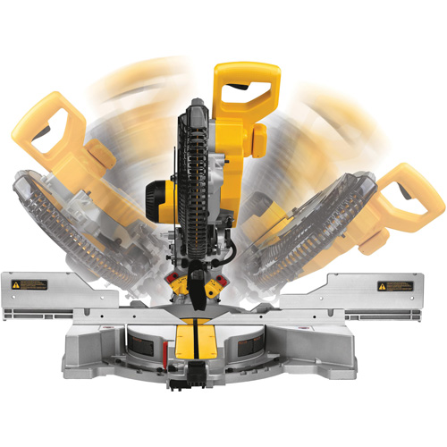 Double-Bevel Sliding Compound Mitre Saw, 12", 15 A, 120 V Solutions industrielles ALPHA