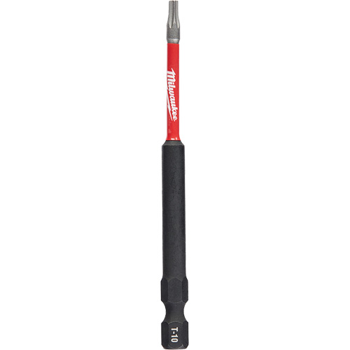 Embout de tournevis Shockwave Impact Duty, Torx, Embout T-10, Prise 1/4", Longueur 3-1/2" Solutions industrielles ALPHA