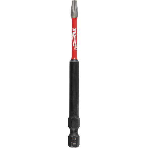 Embout de tournevis Shockwave Impact Duty, Torx, Embout T-15, Prise 1/4", Longueur 3-1/2" Solutions industrielles ALPHA