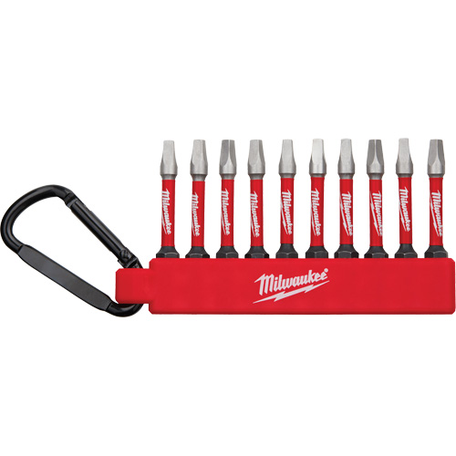 Jeu dembouts pour tournevis &agrave; chocs Shockwave, Carr&eacute;e, #2, Prise 1/4" Solutions industrielles ALPHA