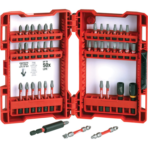 Jeu de 40 embouts de visseuse &agrave; percussion Shockwave Impact-Duty Solutions industrielles ALPHA