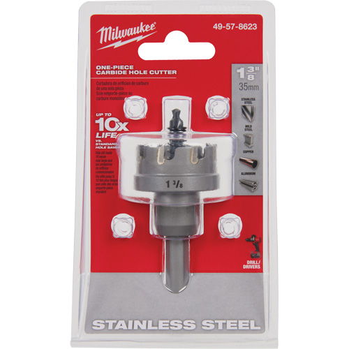 Scies-cloches au carbure monobloc, 1-3/8", Profondeur de la coupe de 3/16" Solutions industrielles ALPHA