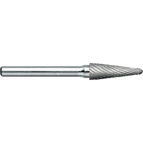 DRILLCO Magnum Double Cut Solid Carbide Burr, SL-3, 3/8" Dia., 1/4" Shank, 1-1/16" Depth of Cut Solutions industrielles ALPHA