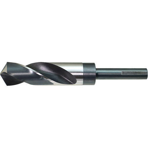 Foret &agrave; tige r&eacute;duite DRILLCO, 9/16", Acier rapide, Cannelure 3", Pointe de 118° Solutions industrielles ALPHA