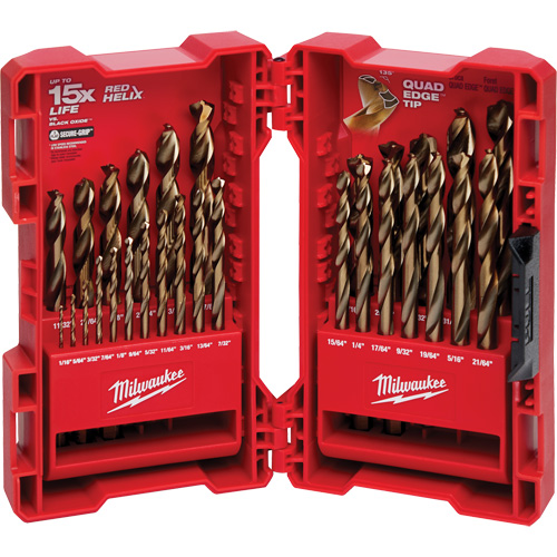 Jeu de m&egrave;ches Red Helix, 29 morceaux, Cobalt Solutions industrielles ALPHA