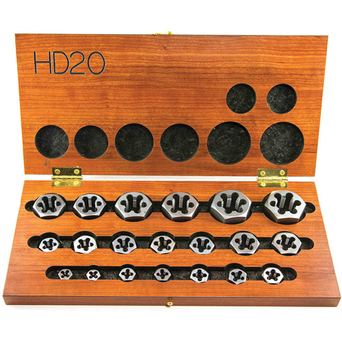 DRILLCO Hex Threading Die Set, 20 Pieces Solutions industrielles ALPHA