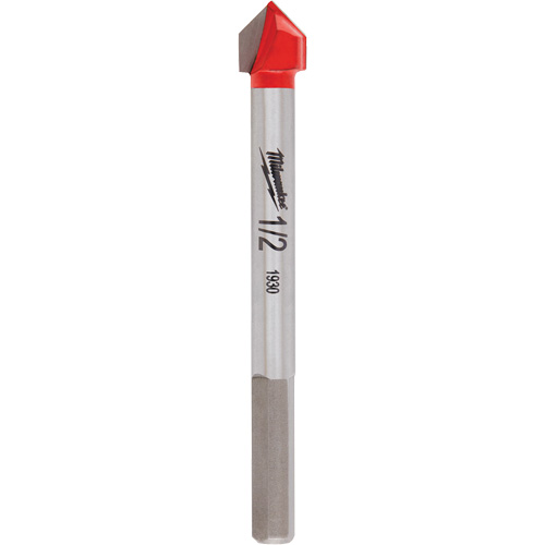 Foret pour verre et carreaux, 1/2", Carbure Solutions industrielles ALPHA