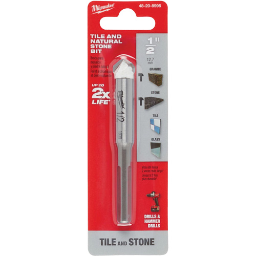 Foret pour la pierre naturelle, 1/2", Carbure Solutions industrielles ALPHA