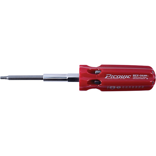 Hex-Calibre Metric Multi-Bit Screwdriver, Plastic Handle Solutions industrielles ALPHA