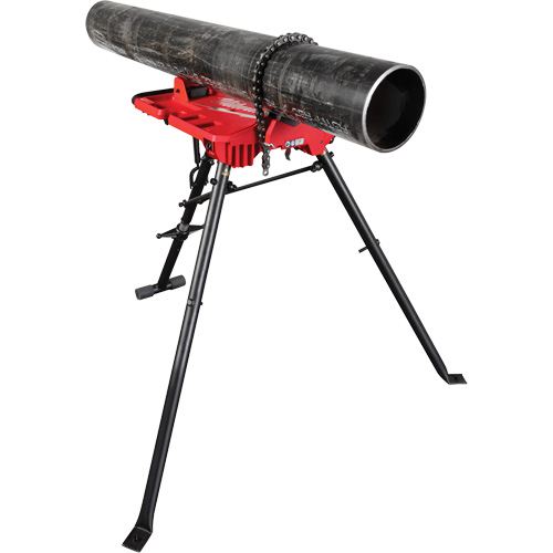 Tr&eacute;pied de nivellement de 6" avec &eacute;tau &agrave; chaîne Solutions industrielles ALPHA