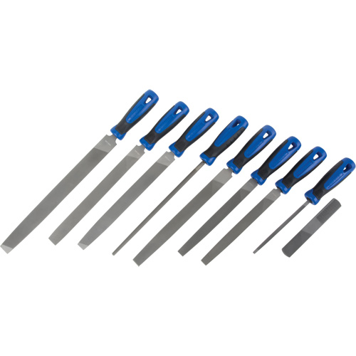 File Set with Handles, 9 Pcs Solutions industrielles ALPHA
