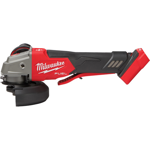 Meuleuse &agrave; frein &agrave; vitesse variable avec interrupteur &agrave; glissi&egrave;re non verrouillable M18 Fuel, 18 V, Mandrin 5"/4-1/2", Lithium-ion Solutions industrielles ALPHA