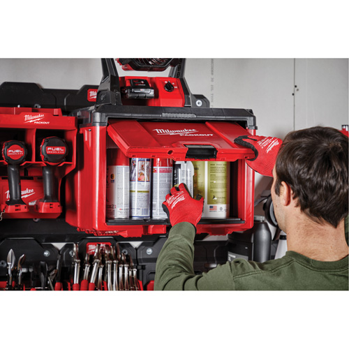 Armoire &agrave; outils Packout, 15" x 15" x 20", Noir/Rouge Solutions industrielles ALPHA