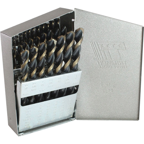 Jeu de forets courts Triumph MRO Plus, 29 morceaux, Acier rapide Solutions industrielles ALPHA
