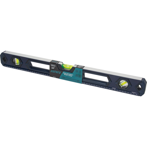 High-Accuracy Level, Box, 2' L, Aluminum, 3, Non-Magnetic Solutions industrielles ALPHA